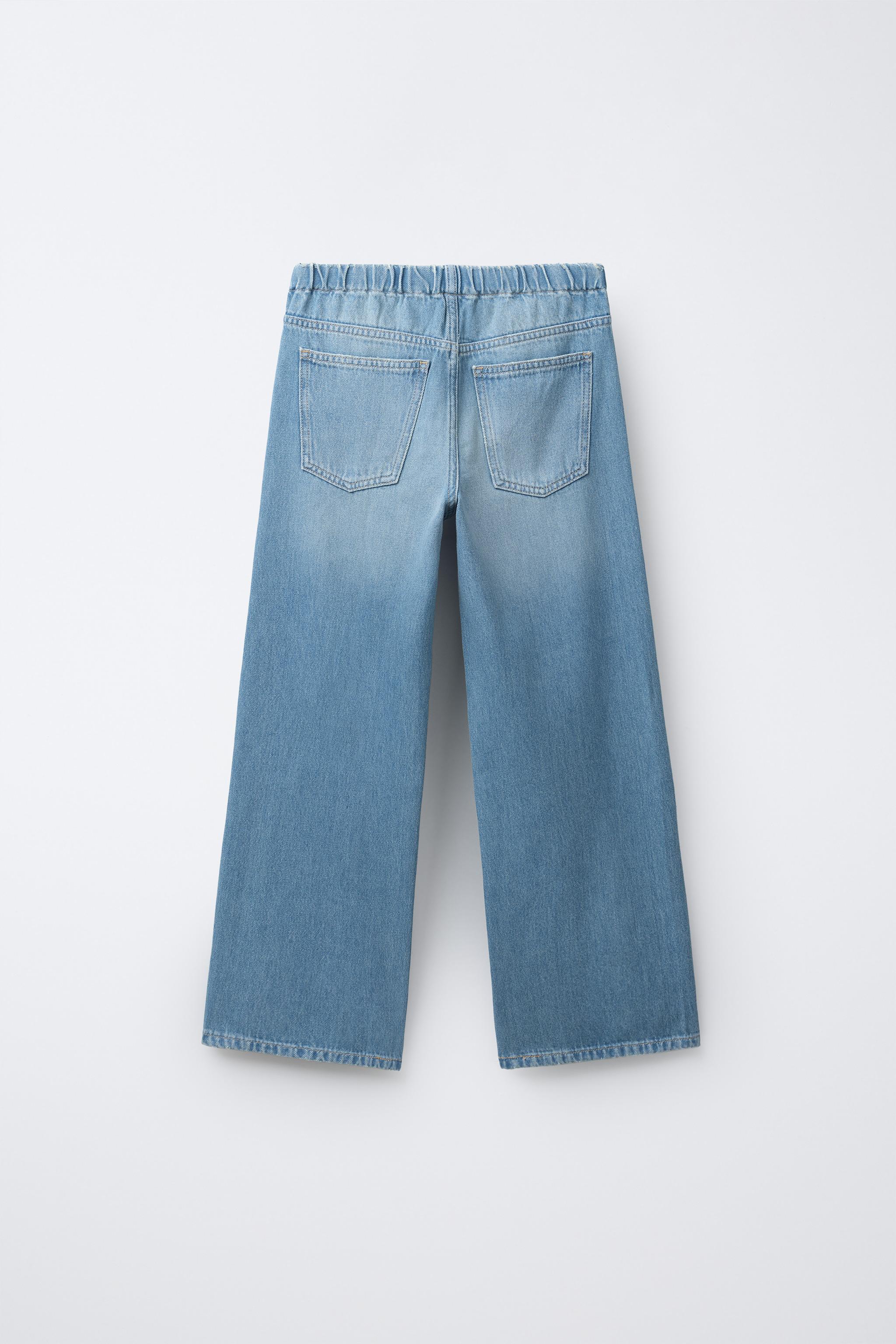 FLORAL WIDE LEG JEANS